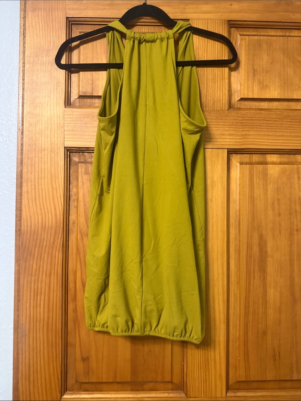 Zenana Outfitters Olive Green Sleeveless Halter Top - Picture 5 of 6